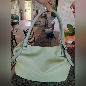 Elegant "hobo style" Women's Bag in Sage Green